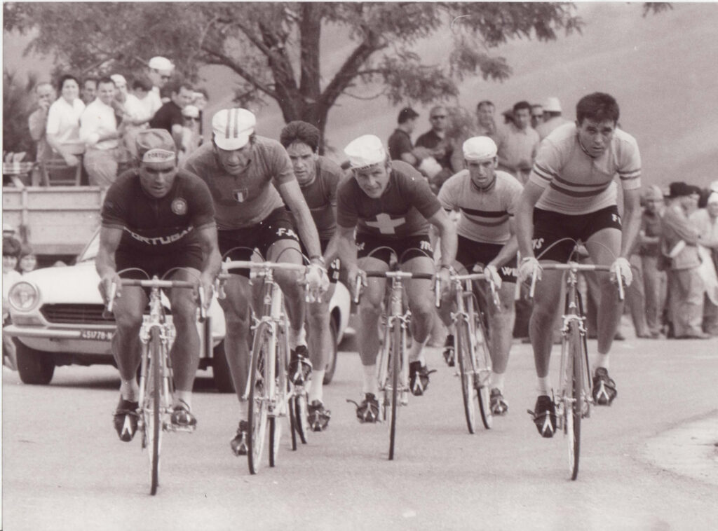 Agostinho, Adorni, Lewis, Spuhler, Van Looy, Stevens - Mondiale 1968, Imola